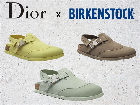 christian dior collaboration|Dior birkenstock clog.